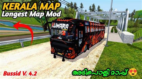 New Kerala Map Mod Longest Map Mod Ayshugaming Bussid Keralamap