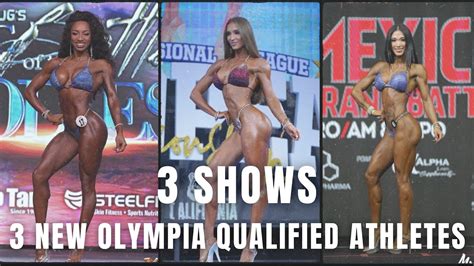 IFBB Bikini Pro Show Review 3 New Olympia Qualified Athletes YouTube