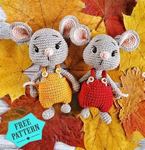 Amigurumi Mouse Crochet Free Pattern 187 Amigurumi