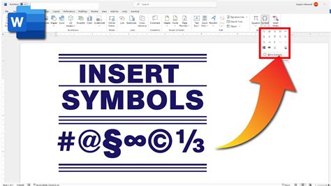 How To Insert Symbols And Special Characters In Word How To Add