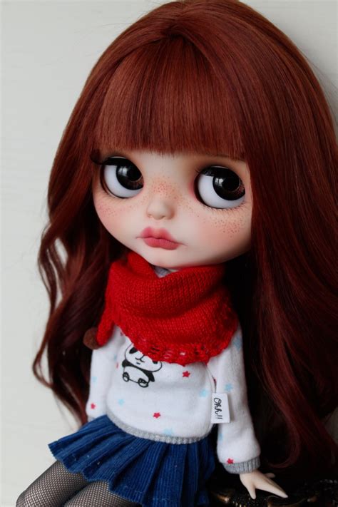 Reserved Adeline Custom Blythe Doll Ooak Art Doll