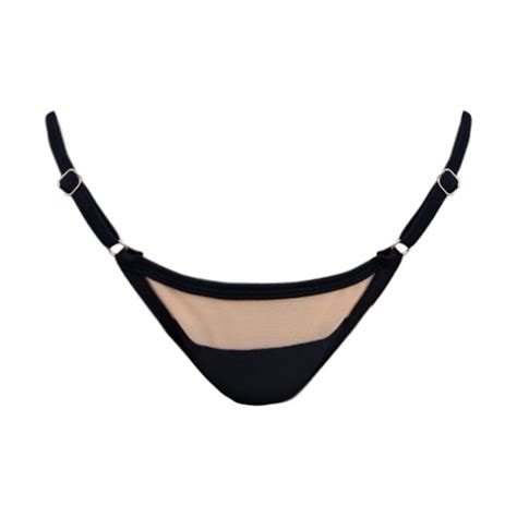 Bianca In Black Lace Bikini Bottoms Ivy Swimwear Wolf Badger