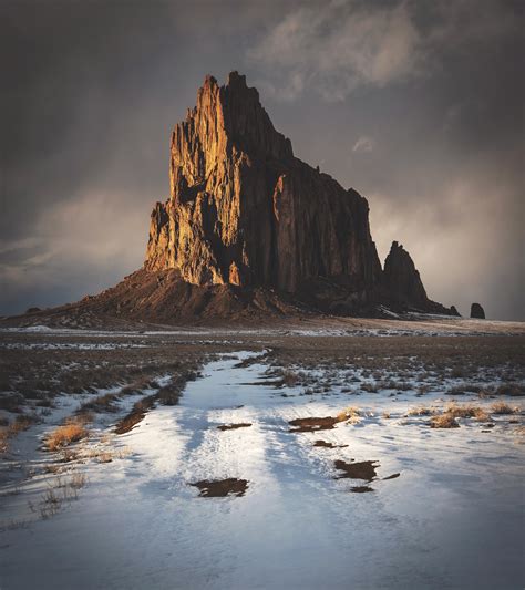 The Moody And Monolithic Shiprock In Nm 3907 X 4401 Nature