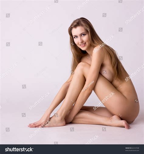 Portrait Healthy Smiling Naked Woman On Stock Photo Shutterstock