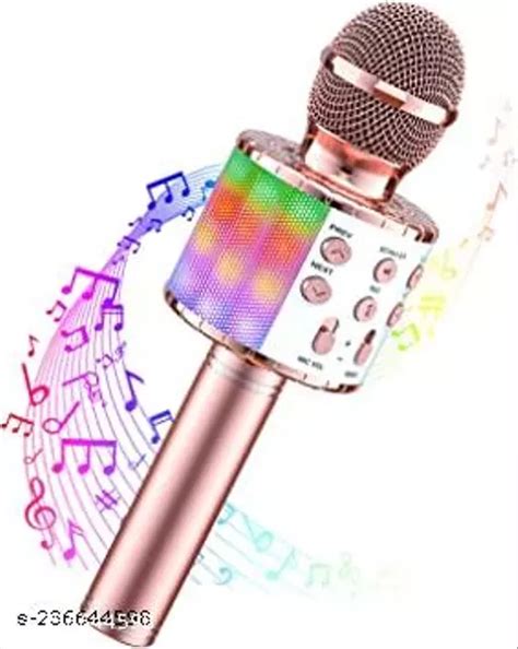 TECHFUSION ENTERPRISES BLUETOOTH WIRELESS SINGING MIC with Microphone ...