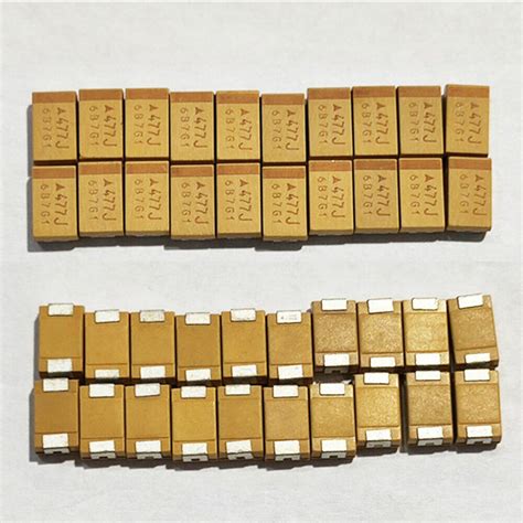 Pcs Tantalum J V Uf Type D Smd Capacitor