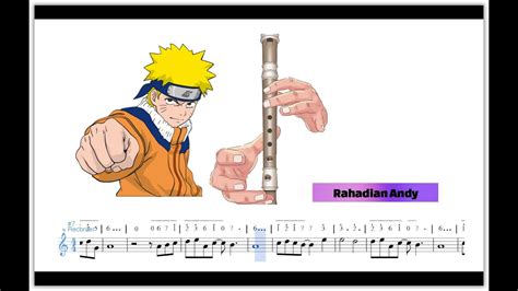 Naruto Sadness And Sorrow Recorder Tutorial Not Angka Suling