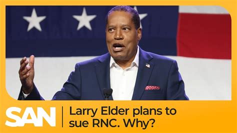 Larry Elder Plans To Sue RNC Over Debate Rules Gifts For 1 Donations