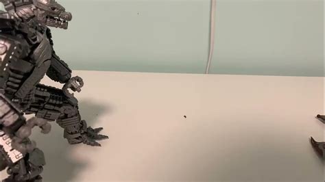 Mechagodzilla Vs Custom Lego Skull Crawler Youtube