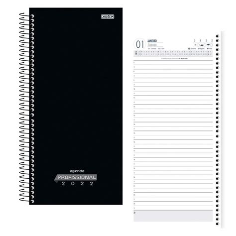 Agenda Anual Espiral 2022 Sd Profissional 130X280Mm 204F Submarino