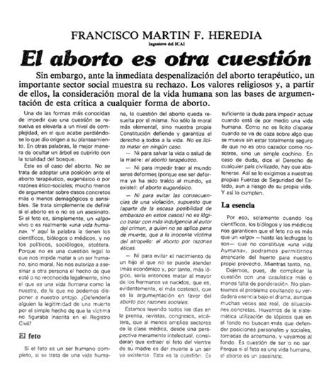 El Aborto Es Otra Cuestión Archivo Linz De La Transición Española