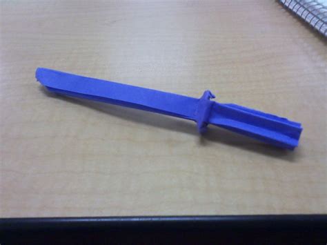 Paper Katana by VaxlinTheOrigamist on DeviantArt