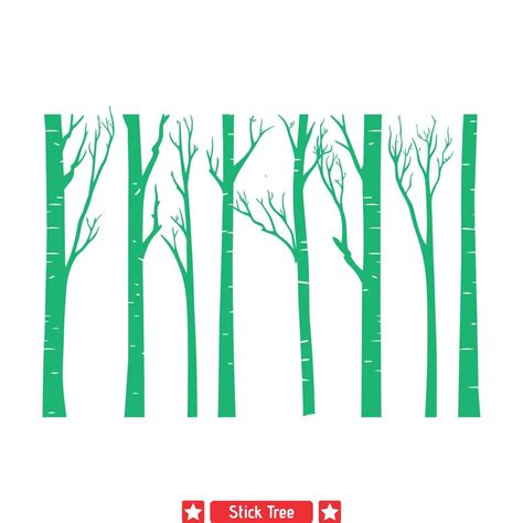 Embrace Nature Inviting Stick Tree Set for Outdoor Adventures 43004369 ...