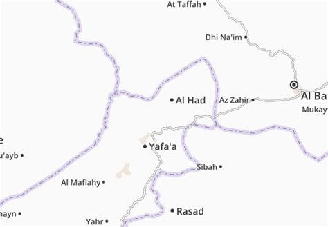 Mapa Michelin Al Had Plano Al Had Viamichelin