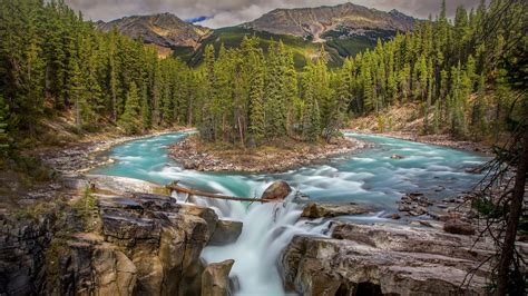 Sfondi Natura Paesaggio Alberi Foresta Acqua Rocce Montagne