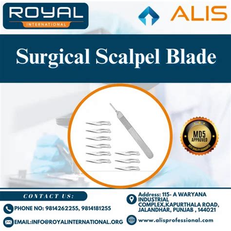 Carbon Steel Surgical Scalpel Blade For Reconstruction Surgery At Rs