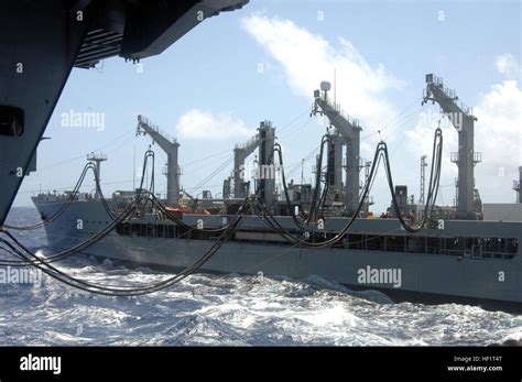 The Military Sealift Command Fleet Replenishment Oiler USNS Tippecanoe