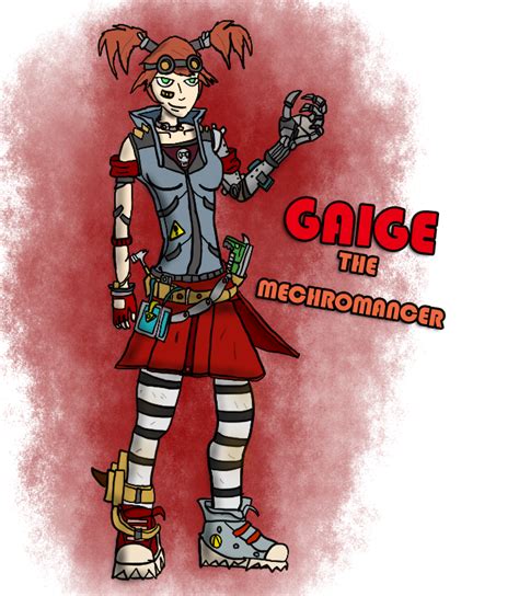 Borderlands 2 Gaige The Mechromancer By Muangmuang On Deviantart