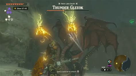 How To Get Gleeok Thunder Horns In Zelda Tears Of The Kingdom TotK