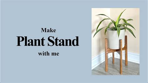 How To Make Plant Stand Detailed Diy Wooden Project Step By Step Youtube