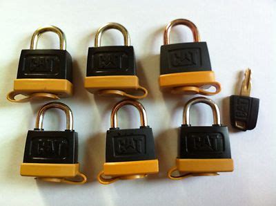 Caterpillar Padlocks Locks Lot of 6 Brand New! -- Antique Price Guide ...