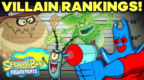 Ranking SpongeBob Villains by EVIL-ness! 😈 | @SpongeBobOfficial - YouTube