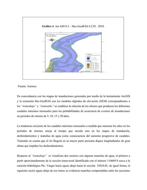 Aplicación del modelo de simulacion hidráulica hec ras PDF