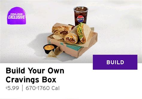 Taco Bell Joins Value Meal Trend With Launch Of 7 Luxe Cravings Box