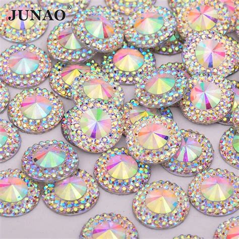 Junao Mm Mm Mm Mm Mm Mm Large Crystal Ab Rhinestone Applique