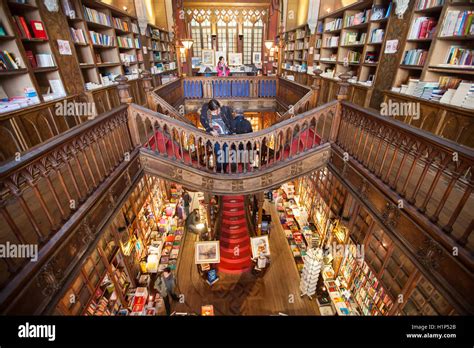 Famous Livraria Lello Irm O Book Shop In Porto Portugal Where J K