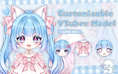 Custom Live D Vtuber Model Vtuber Design Custom Vtuber Model Vtuber