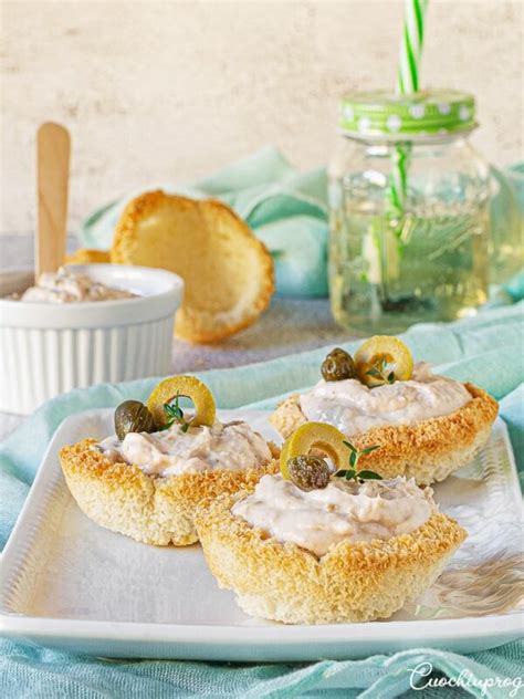 Cestini Di Pancarr Con Mousse Di Tonno Ricetta Fresca E Veloce