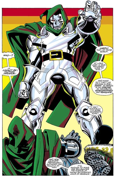 Doctor Doom In The Fantastic Four Vol 1 350 Art By Walt Simonson Al