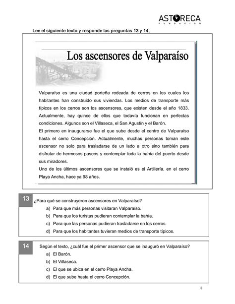 Ensayo Simce Lenguaje Pdf