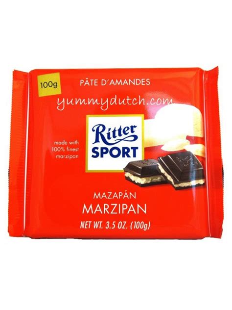 Marzipan Ritter Sport | Yummy Dutch