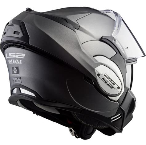 Casco Ls Ff Valiant Titanio Mate Totmoto