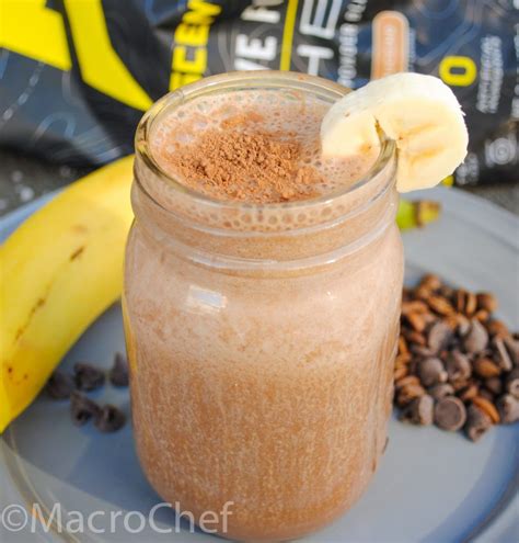 Mocha Banana Protein Shake Macro Chef Protein