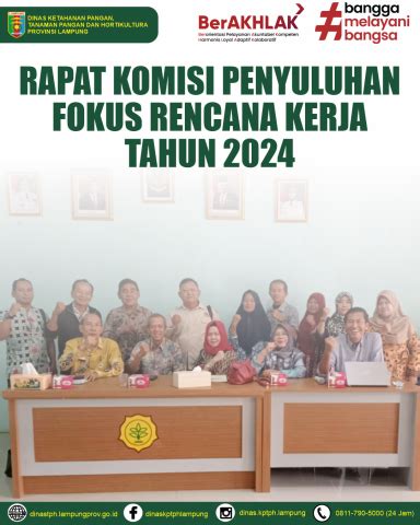 Rapat Komisi Penyuluhan Fokus Rencana Kerja Tahun Dinas