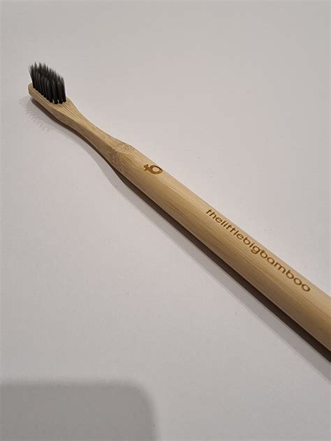 Bamboo toothbrush Organic anti-bacterial properties clean teeth