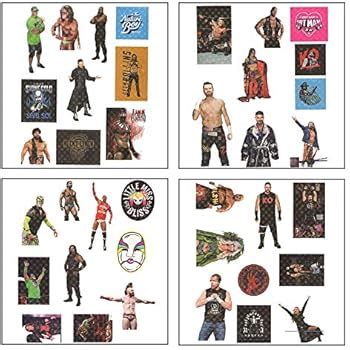 Amazon.com: WWE Wrestling Stickers (8 sheets): Arts, Crafts & Sewing