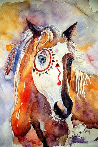 Native American Horse Paintings