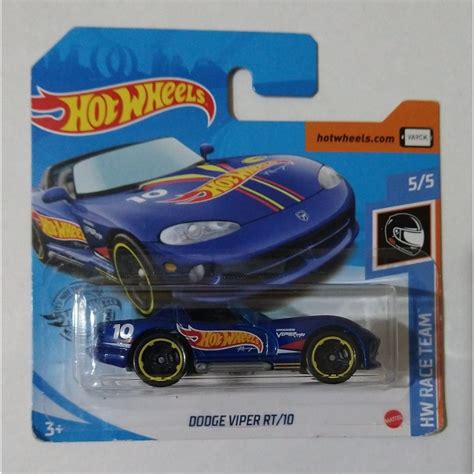 Hot Wheels Dodge Viper RT 10 T HUNT GHD75 Shopee Brasil