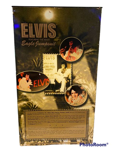 Elvis Presley Featuring The White Eagle Jumpsuit Pop American Vintage Unlimited