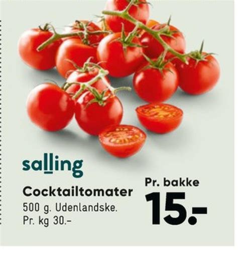 Salling Tomater Tilbud Hos Bilka