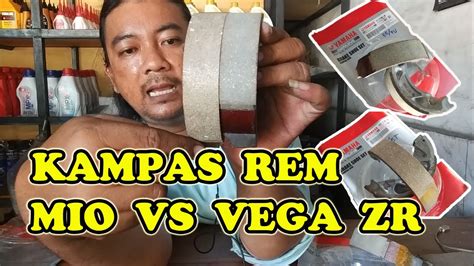 Perbedaan Kampas Rem Belakang Mio Dan Vega Zr Di Berkah Jaya Youtube