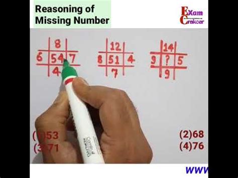 Missing Numbers Reasoning Tricks Missing Number In Reasoning Missing