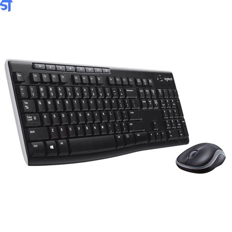 Teclado e Mouse Logitech MK270 Multimídia Wireless Abnt 2 Preto