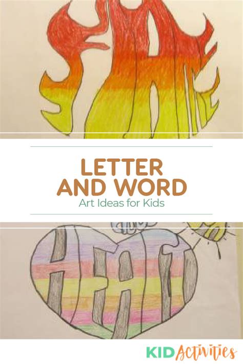 11 Creative Word Art Ideas for Kids