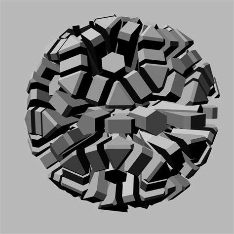 Voronoi Tessellation Abstract C4d