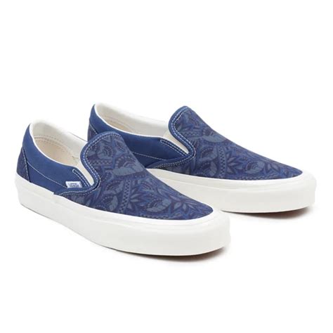 Chaussures Anaheim Factory Classic Slip On 98 Dx Bleu Vans